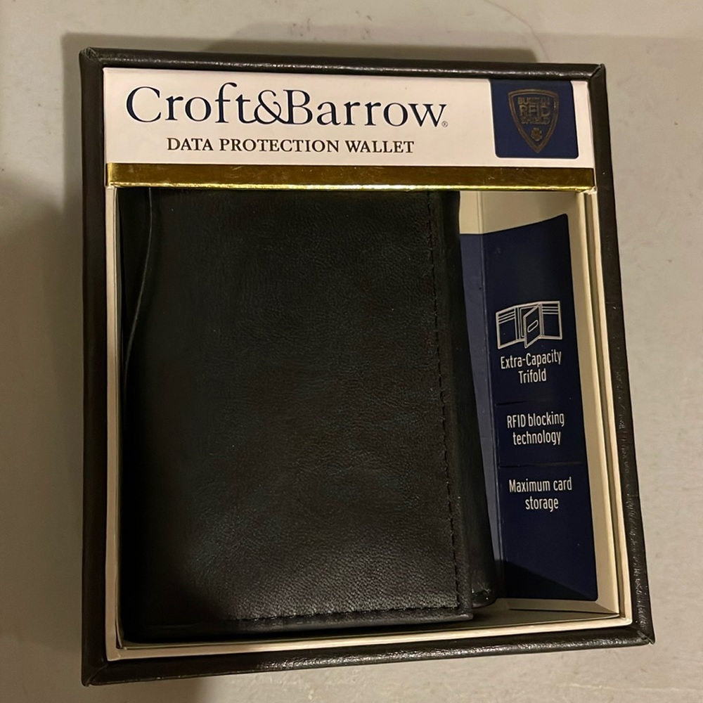 Black wallet. NWT